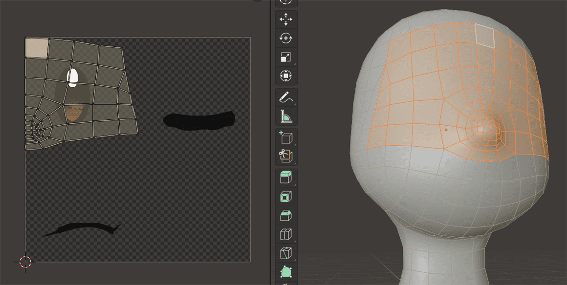 Hoodie Eye UVs