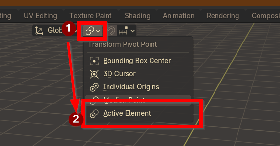 Forward Kinematic setup for rotation